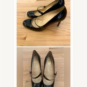 Christian Louboutin patent leather mary janes